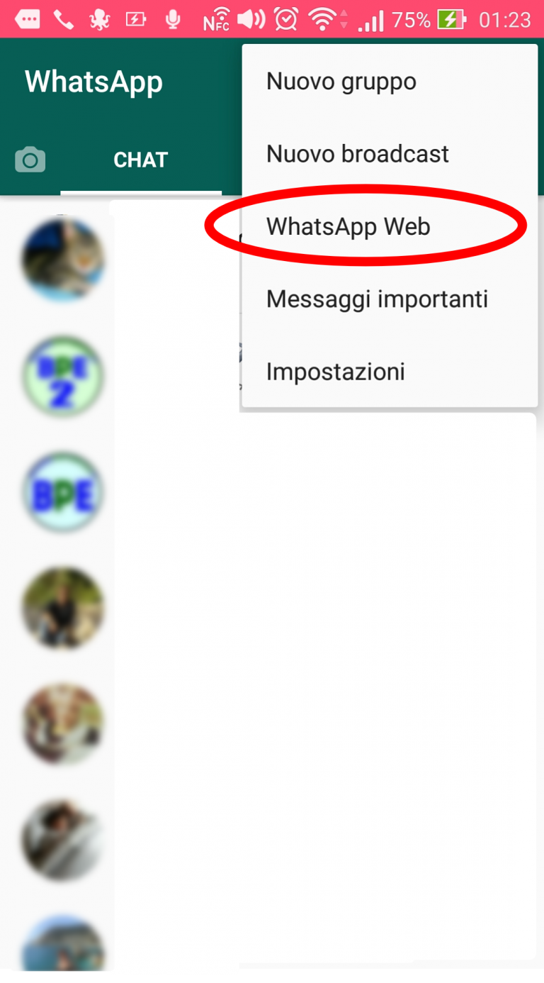 USARE WHATSAPP WEB COME ACCEDERE ALL APP SU PC visual data 5
