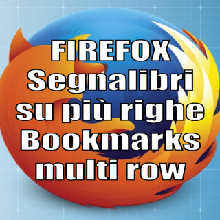 Firefox 70 Bookmarks multirow