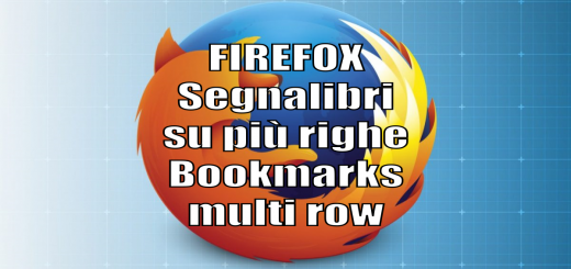 Firefox 70 Bookmarks multirow