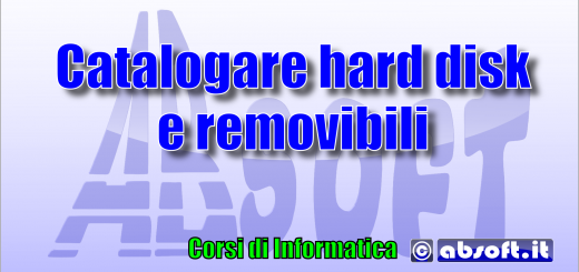 Catalogare hard disk e vari media