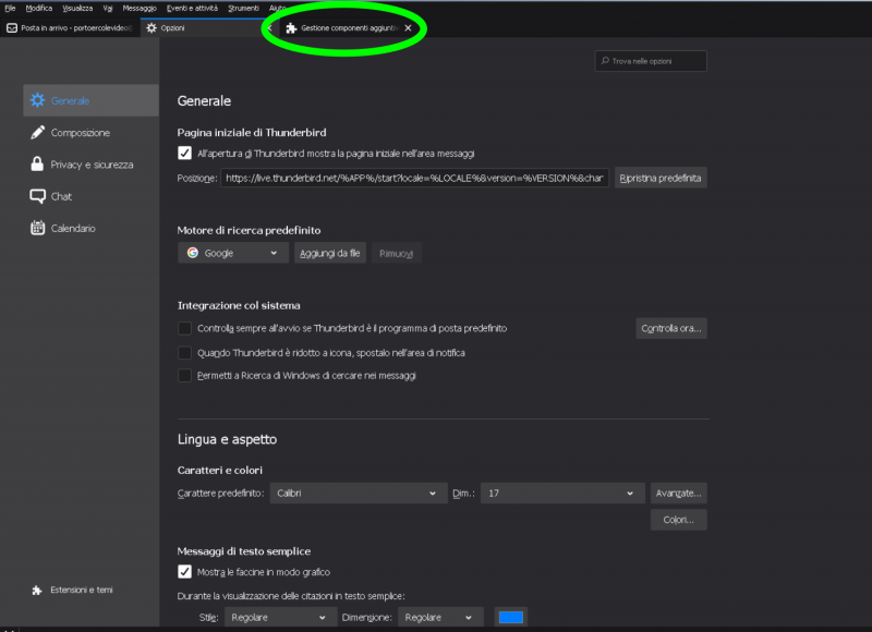 ThunderBird il client per eccellenza