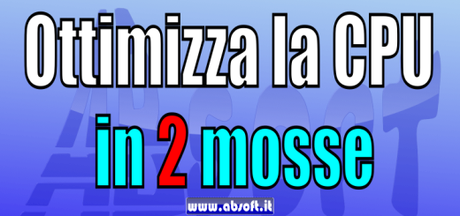 Ottimizza la CPU