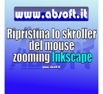 Ripristina zooming con lo skroller su Inkscape