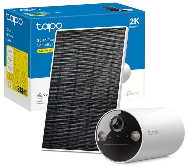 Tapo C410 KIT Telecamera WiFi Esterno ad Energia Solare